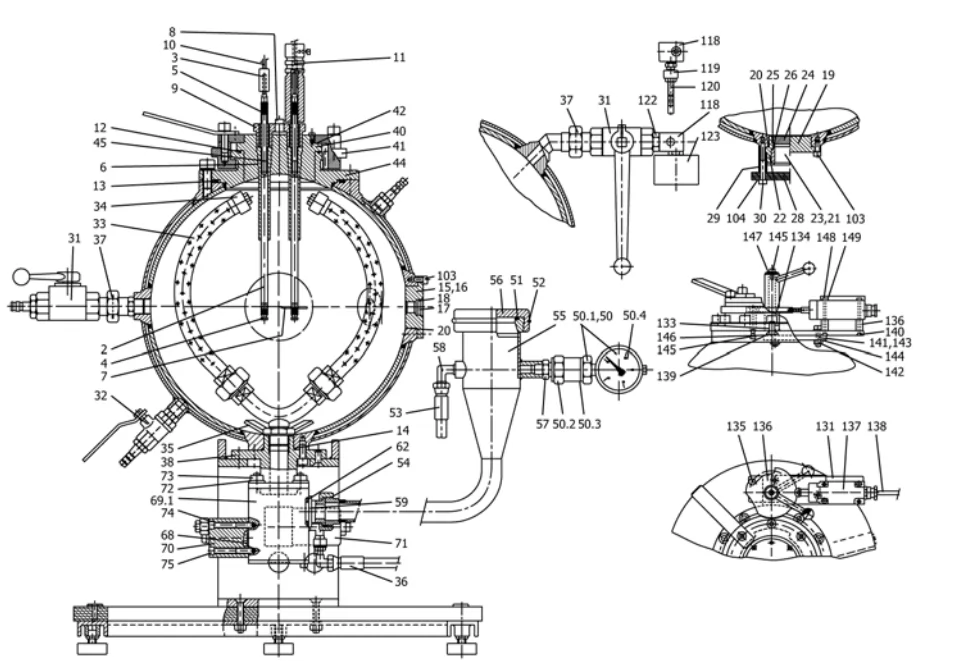 1000L Spherical Explosion Test System